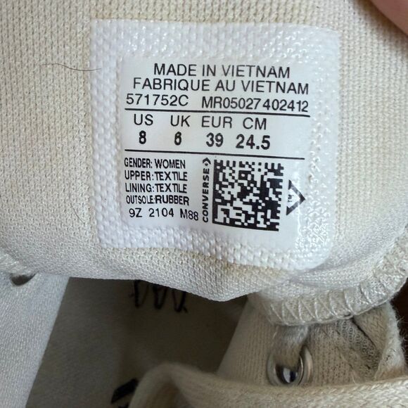 SIZE 8 Converse Chuck Taylor All Star Lugged Womens Platform Shoes jungle - Picture 7 of 7